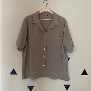 Vintage oversized button down